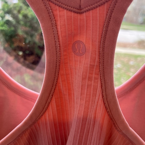 Lululemon Athletica Pink Ribbed Tank Top - Picture 2 of 4